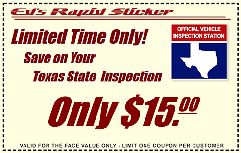 Inspection Coupon Comp